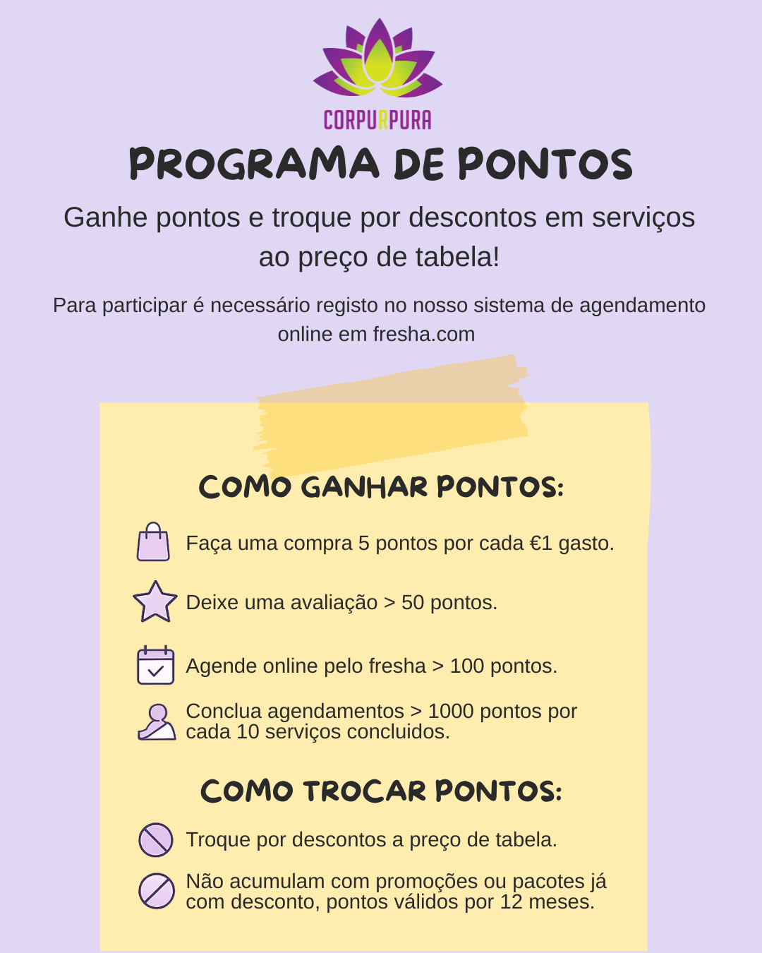 PROGRAMA DE PONTOS PROGRAMA DE PONTOS